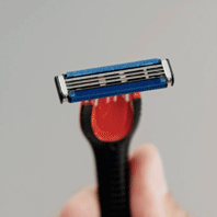 Slate Disposable Razors with three lubricated blades give you a smoother shave.