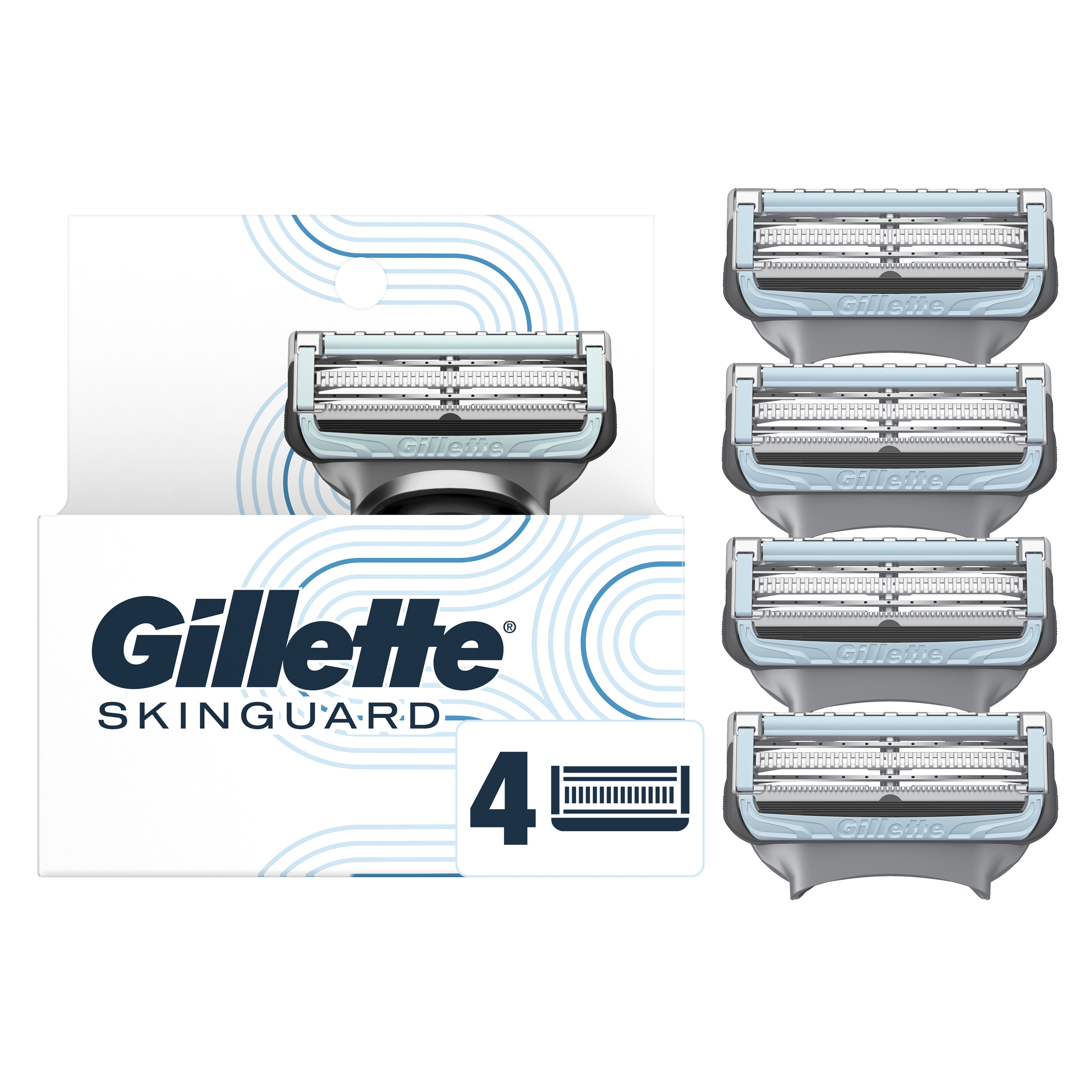 SkinGuard Razor Blades, 4 Blade Refills SkinGuard Razor Blades, 4 Blade Refills